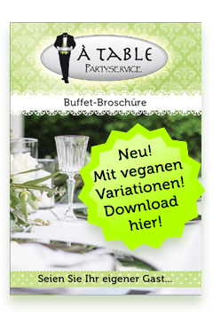 À Table Büffetbroschüre